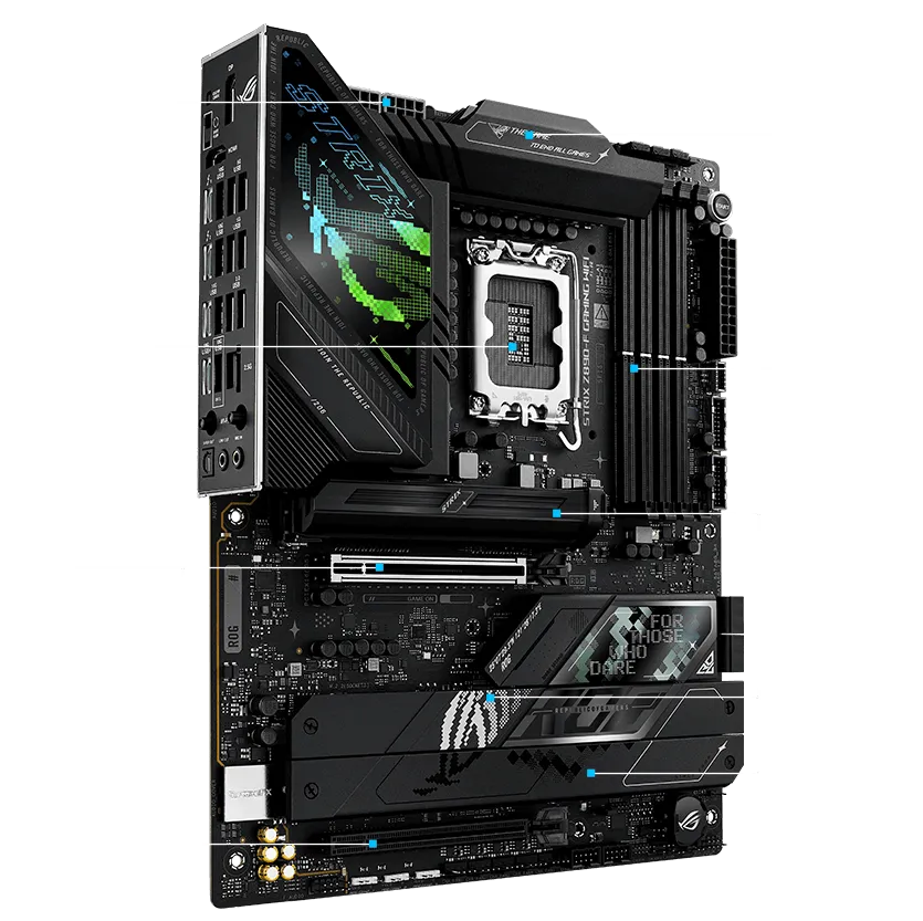 ASUS ROG STRIX Z890-F GAMING WIFI Intel Z890 Chipset Motherboard overview 1