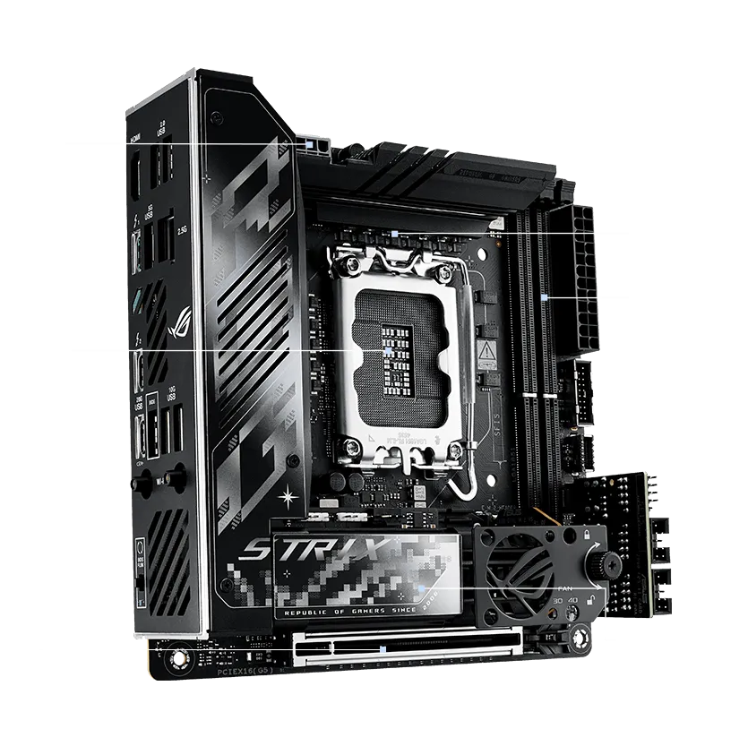 ASUS ROG STRIX Z890-I GAMING WIFI Intel Z890 Chipset Motherboard overview 1