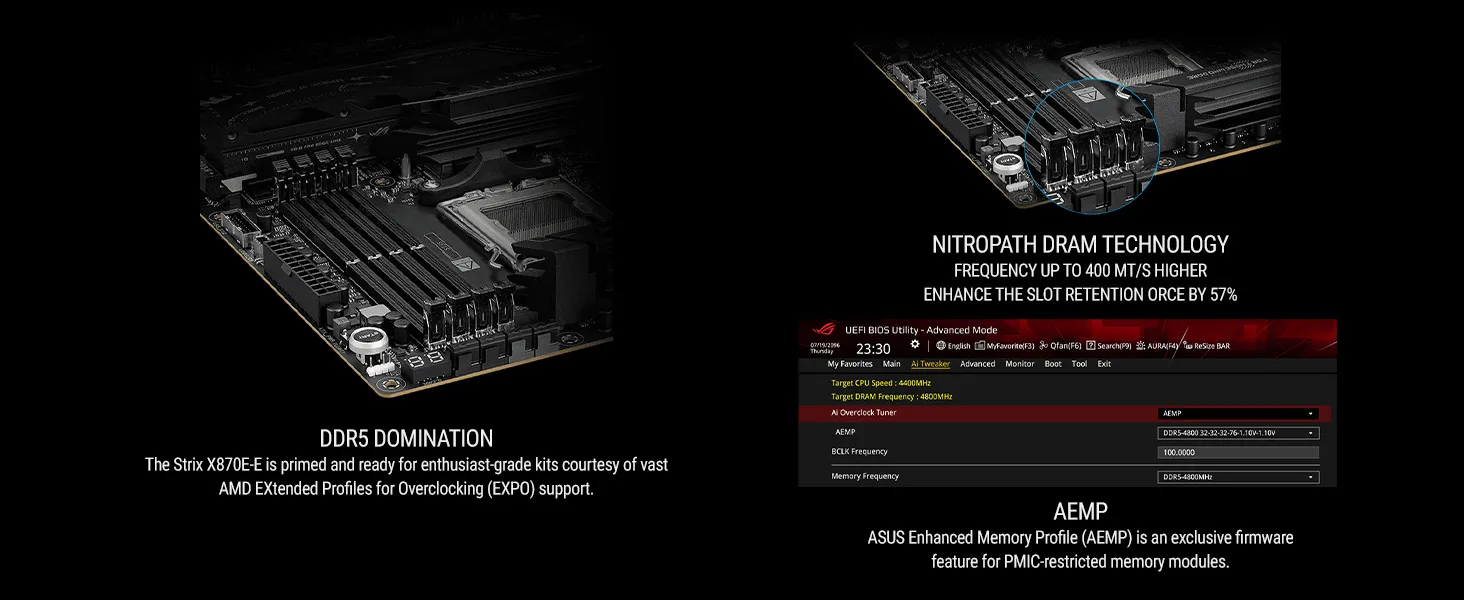 ASUS ROG Strix X870E-E GAMING WiFi Motherboard overview 16