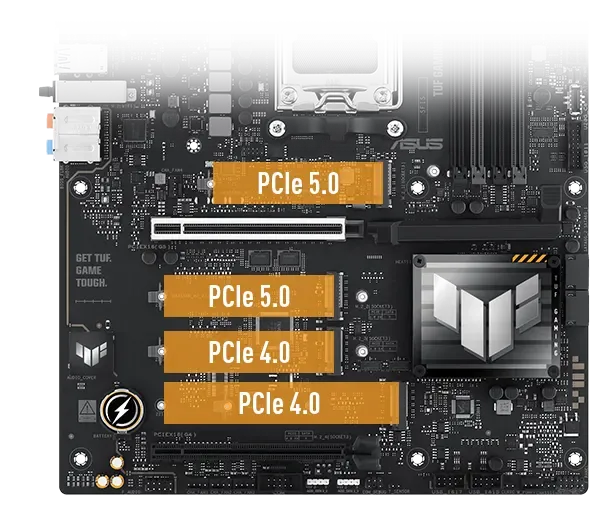 ASUS TUF GAMING X870-PLUS WiFi Motherboard overview 16
