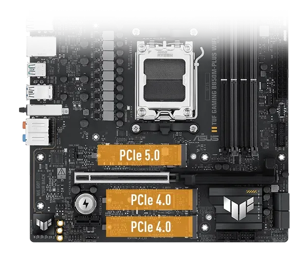 ASUS TUF Gaming B850M-Plus WIFI M-ATX Motherboard overview 4