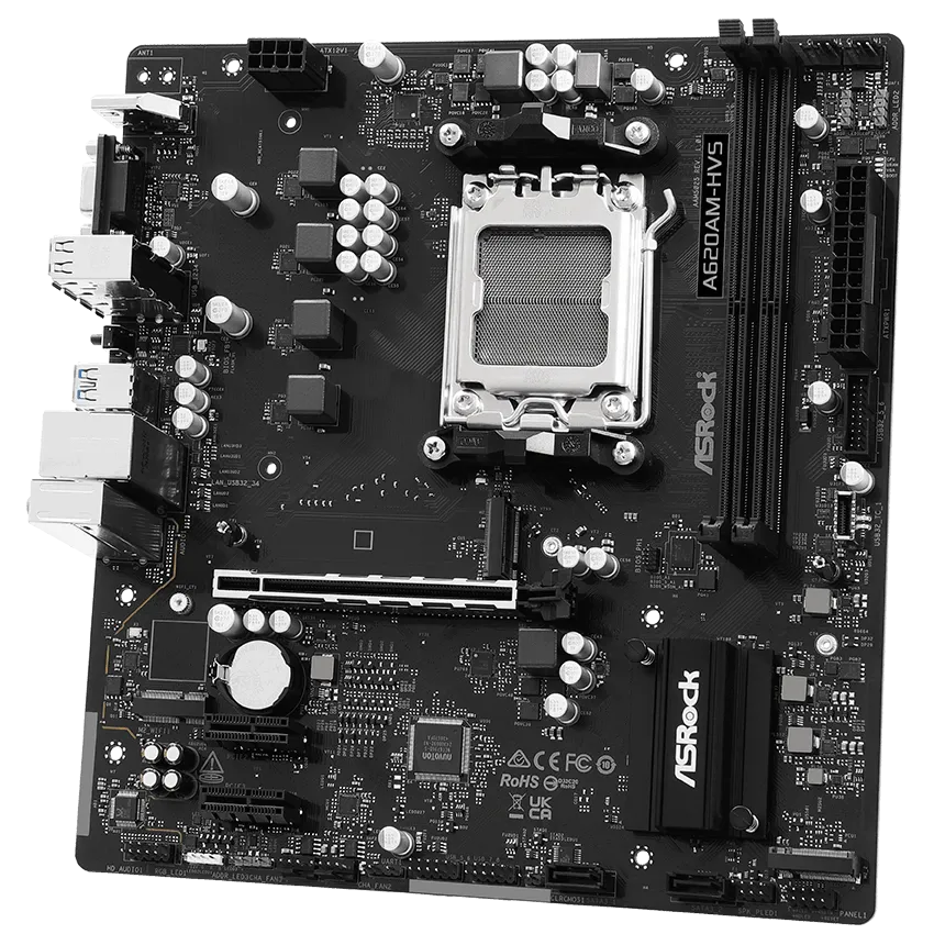Asrock A620AM-HVS AM5 Micro ATX Motherboard overview 5