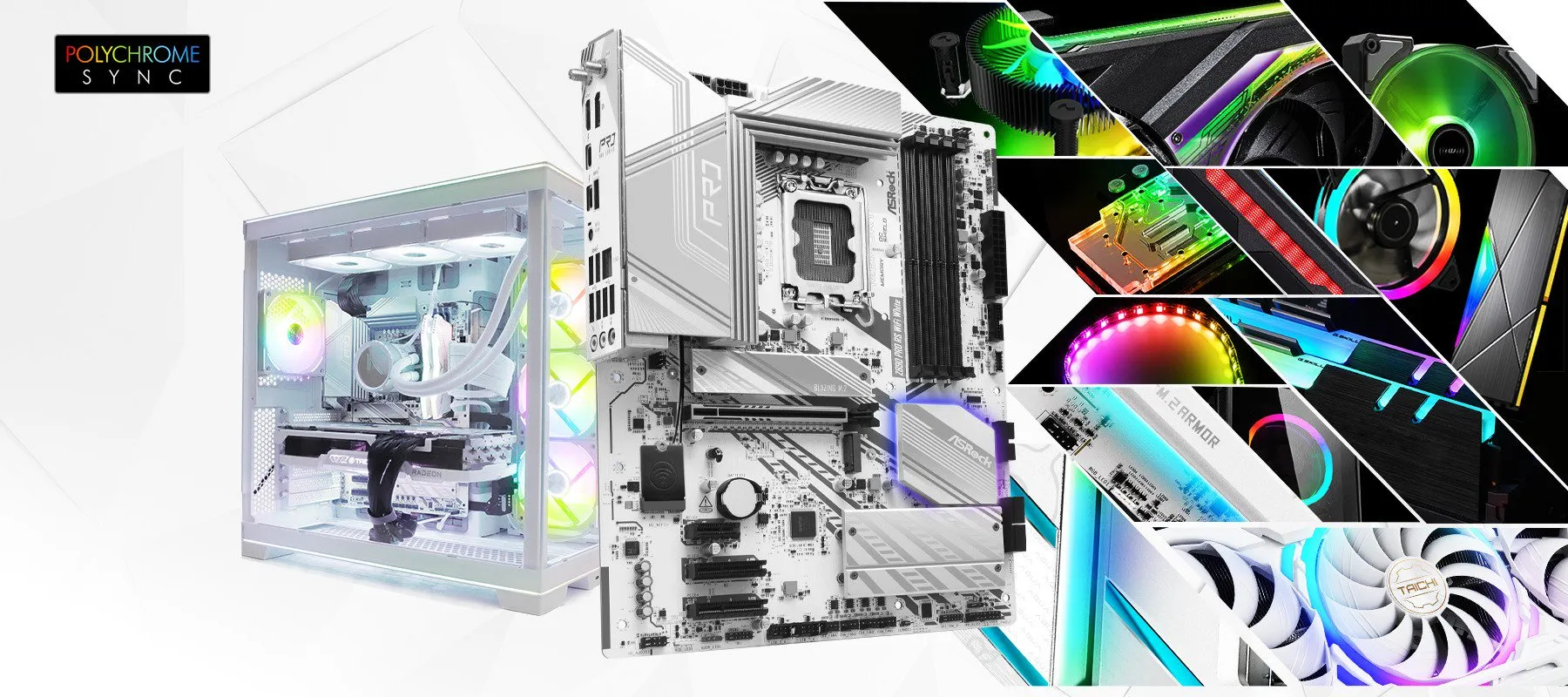 Asrock Z890 Pro RS WIFI DDR5 Intel LGA 1851 ATX Motherboard White overview 10