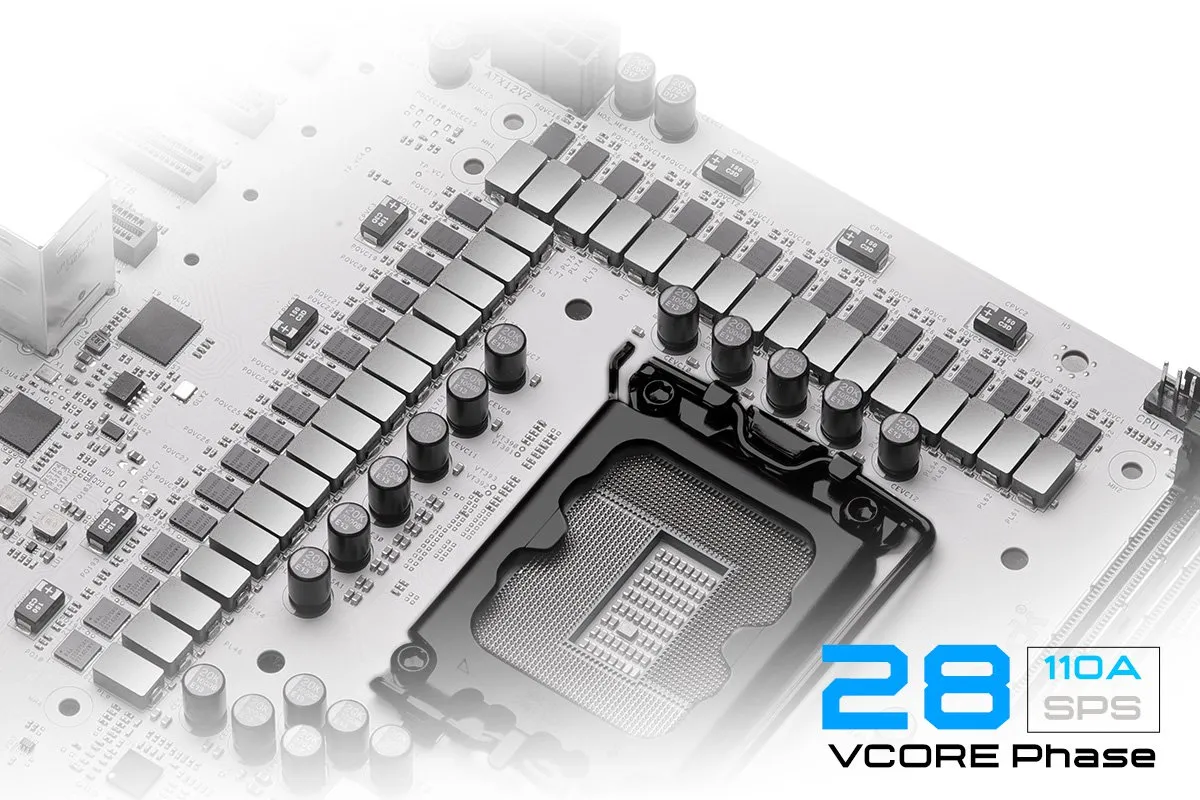 Asrock Z890 Taichi AQUA Intel LGA 1851 EATX Motherboard overview 9
