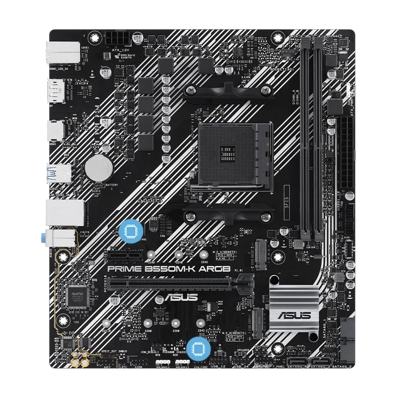 Asus Prime B550M-K ARGB M-ATX Motherboard overview 6