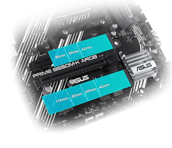 Asus Prime B550M-K ARGB M-ATX Motherboard overview 8