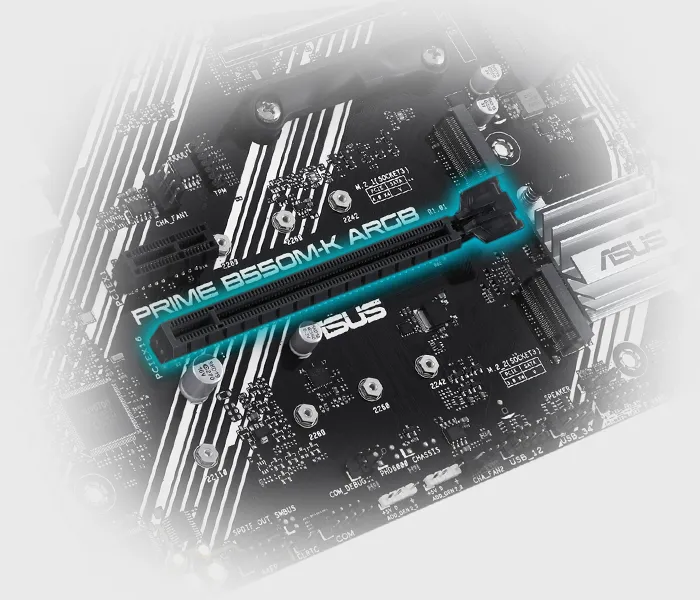 Asus Prime B550M-K ARGB M-ATX Motherboard overview 9