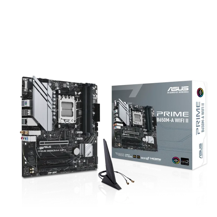 Asus Prime B650M-A Wifi II AM5 mATX Motherboard overview 1