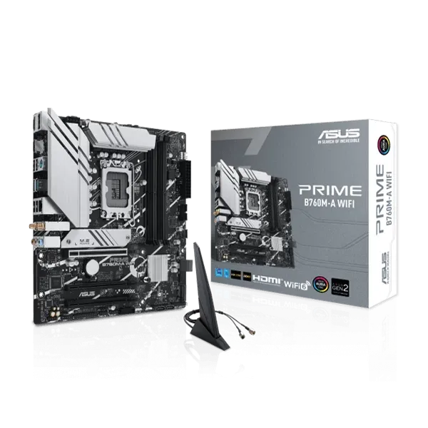 Asus Prime B760M-A WIFI Motherboard Supports Intel 12th, 13th & 14th Gen Processors