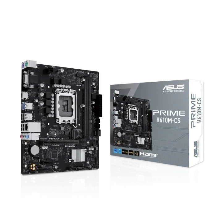 Asus Prime H610M-CS DDR5 Intel LGA 1700 mATX Motherboard Supports Intel 12th, 13th & 14th Gen Processors overview 1