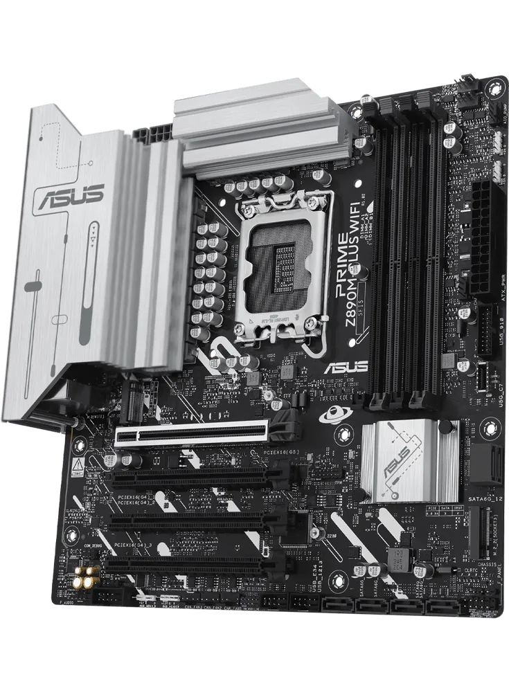Asus Prime Z890M-Plus WiFi-CSM LGA1851 Micro ATX MotherboardCSM overview 1