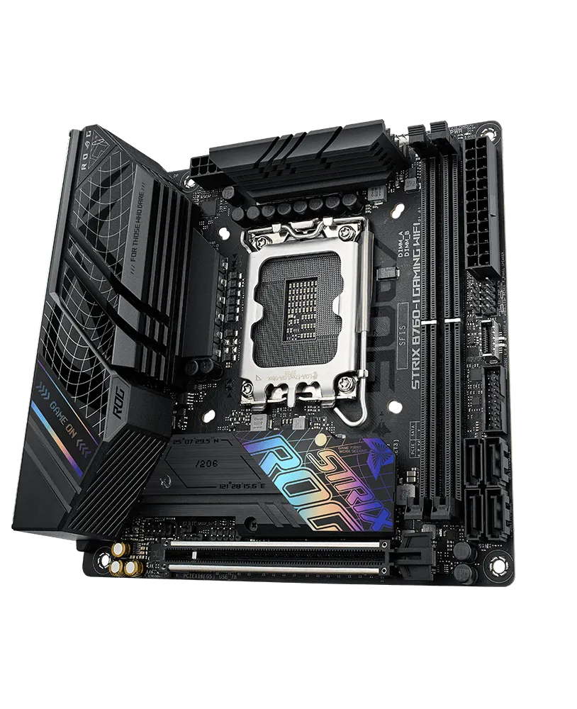 Asus ROG Strix B760-I Gaming WIFI Intel Motherboard Supports Intel 12th, 13th & 14th Gen Processors overview 1