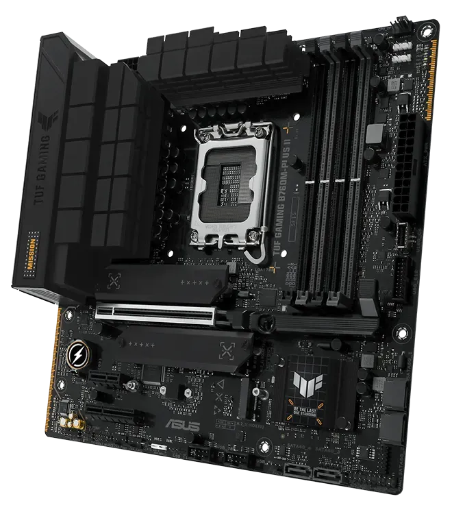 Asus TUF Gaming B760M-Plus WiFi II DDR5 Intel LGA 1700 Motherboard overview 1