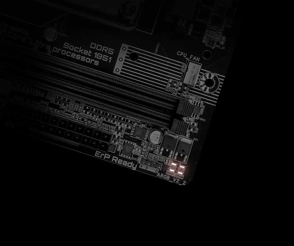 GIGABYTE H810M GAMING WIFI6 Intel Core Ultra (Series 2) LGA 1851 Motherboard overview 9