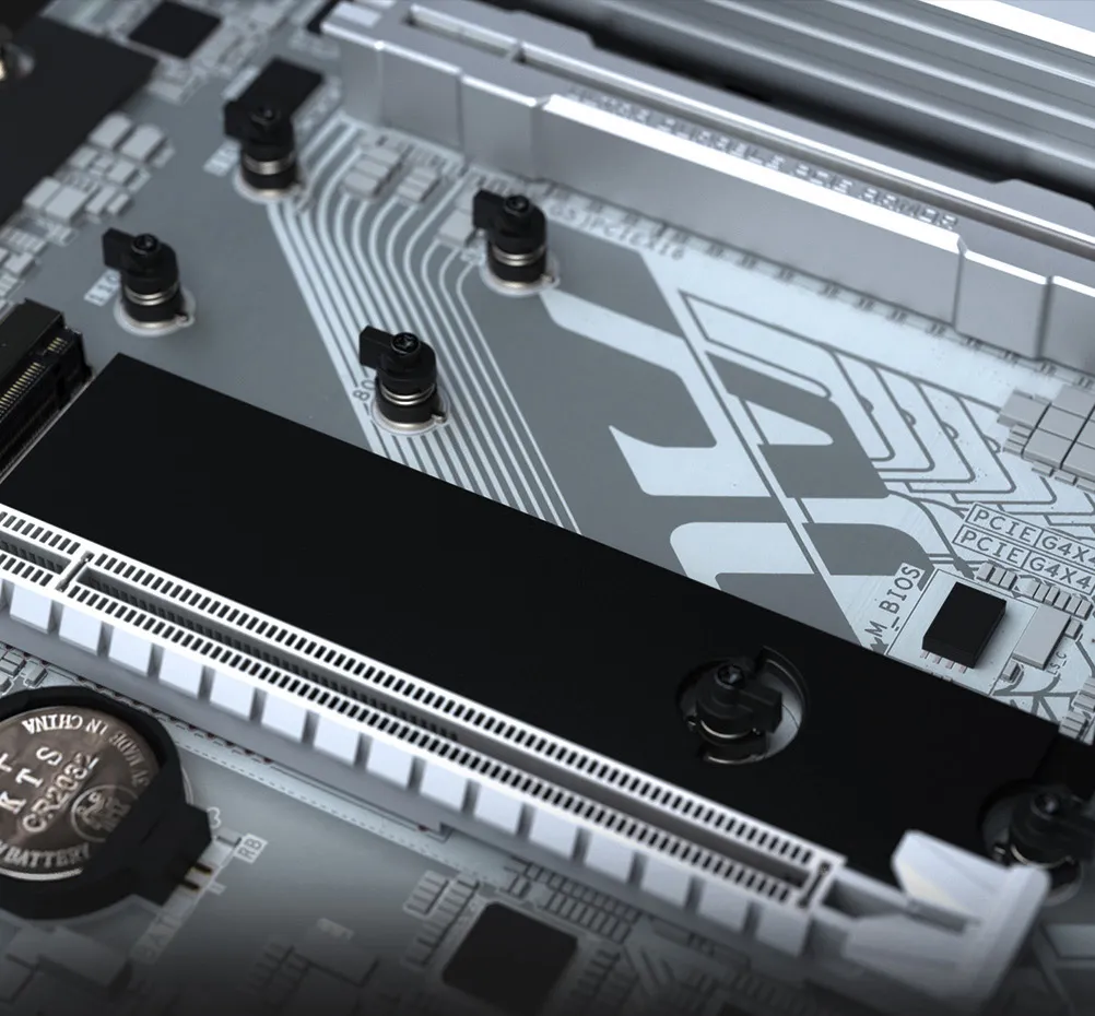 GIGABYTE X870 AORUS Stealth ICE AMD AM5 Motherboard overview 13
