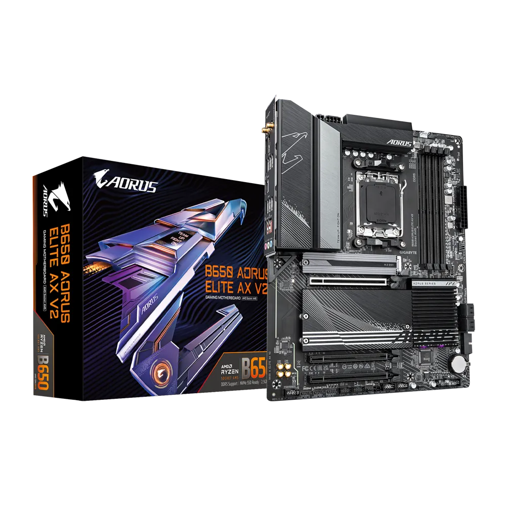 Gigabyte B650 AORUS ELITE AX V2 ATX Motherboard overview 2