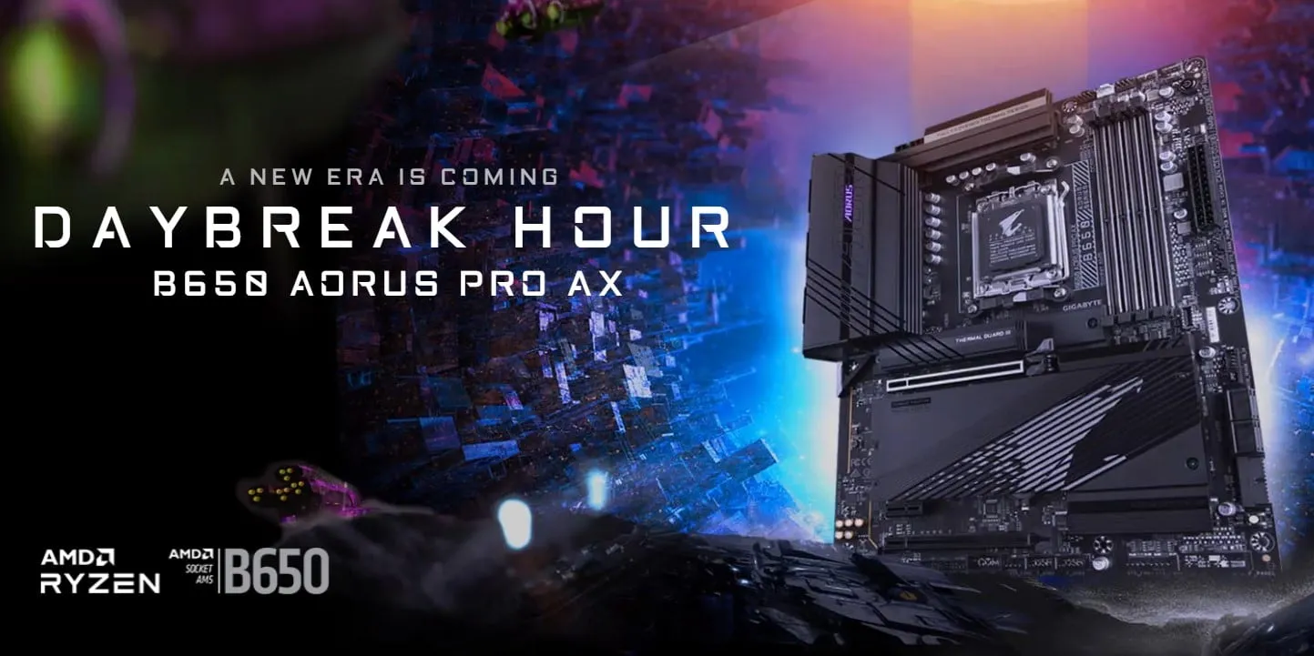 Gigabyte B650 Aorus Pro Ax Am5 Atx Motherboard overview 1