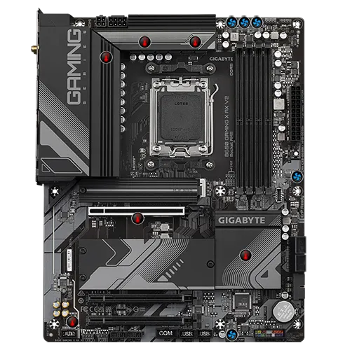 Gigabyte B650 Gaming X AX V2 (Wi-Fi) AMD AM5 DDR5 ATX (rev. 1.x) Motherboard overview 21