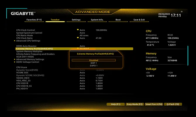 Gigabyte B650 Gaming X AX V2 (Wi-Fi) AMD AM5 DDR5 ATX (rev. 1.x) Motherboard overview 7