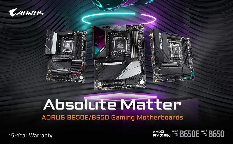 Gigabyte B650E AORUS MASTER AM5 ATX (rev. 1.0) Motherboard overview 1
