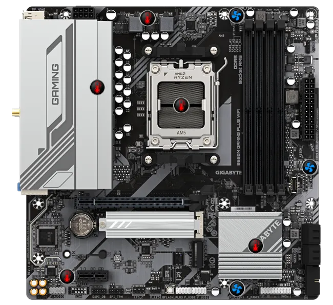 Gigabyte B650M Gaming Plus WIFI (rev. 1.x) AM5 Motherboard overview 21