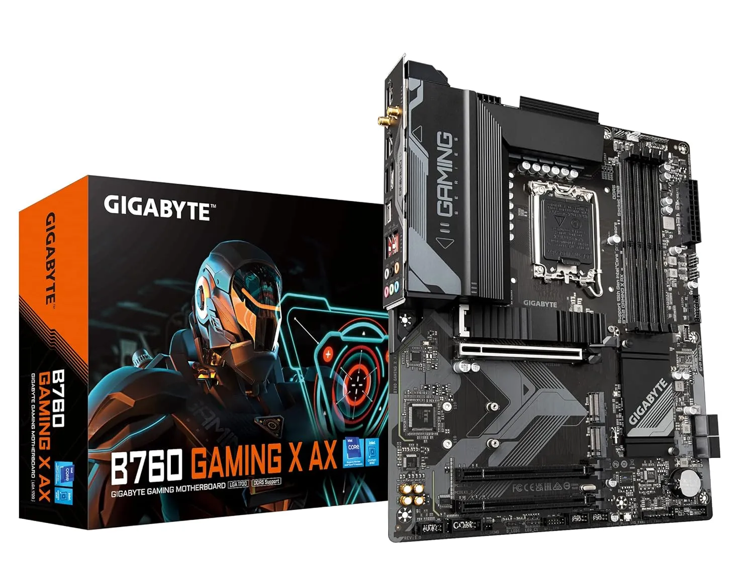 Gigabyte B760 GAMING X AX (WiFi) Intel Motherboard Supports Intel 12th, 13th & 14th Gen Processors overview 1