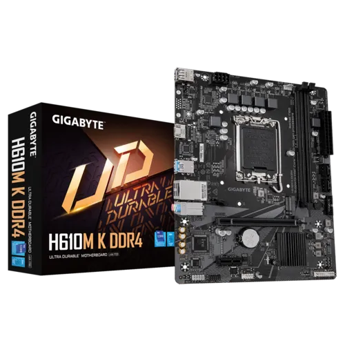 Gigabyte H610M K DDR4 Intel Motherboard Supports Intel 12th, 13th & 14th Gen Processors overview 1