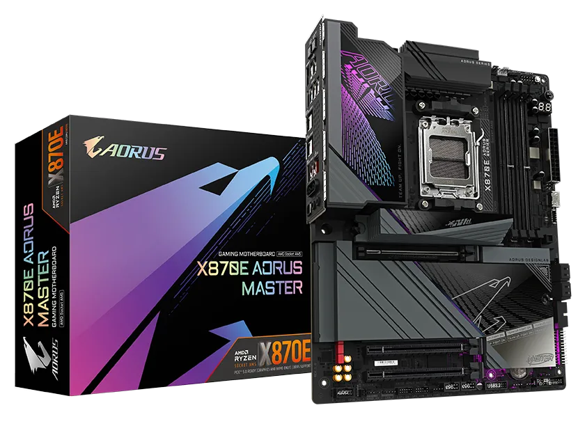 Gigabyte X870E AORUS MASTER AM5 ATX DDR5 Motherboard overview 3