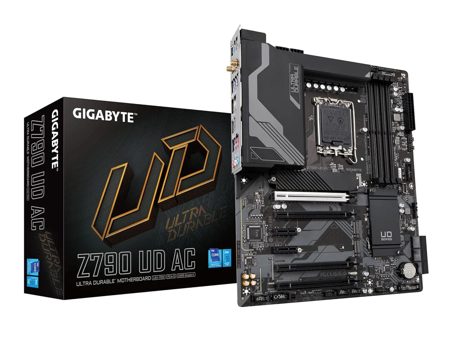 Gigabyte Z790 UD AC (Wi-Fi) Motherboard Supports Intel 12th, 13th & 14th Gen Processors overview 1