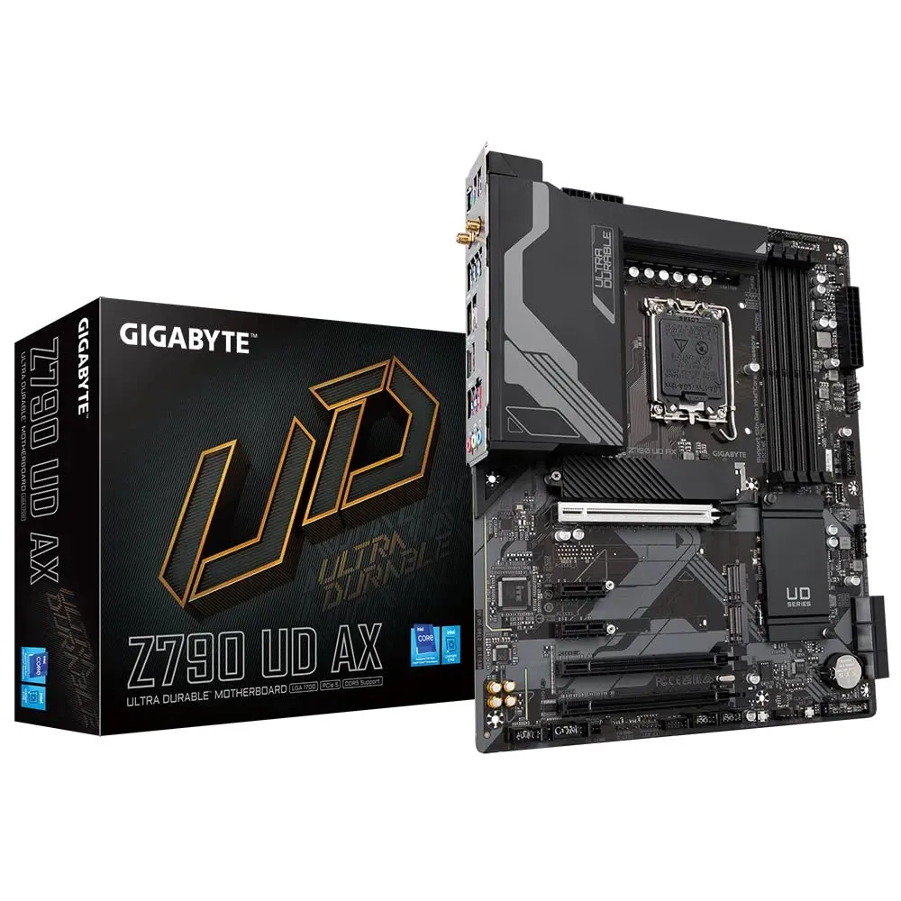 Gigabyte Z790 UD AX Intel (Wi-Fi) Motherboard Supports Intel 12th, 13th & 14th Gen Processors overview 1
