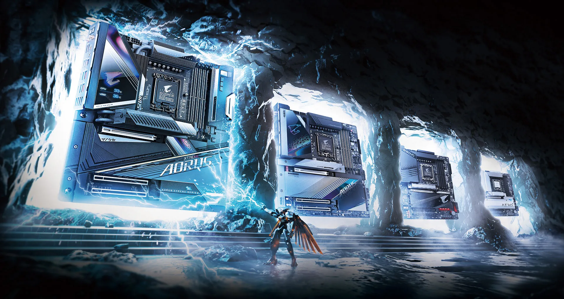 Gigabyte Z790M Aorus Elite AX ICE DDR5 Motherboard Supports Intel 12th, 13th & 14th Gen Processors overview 1