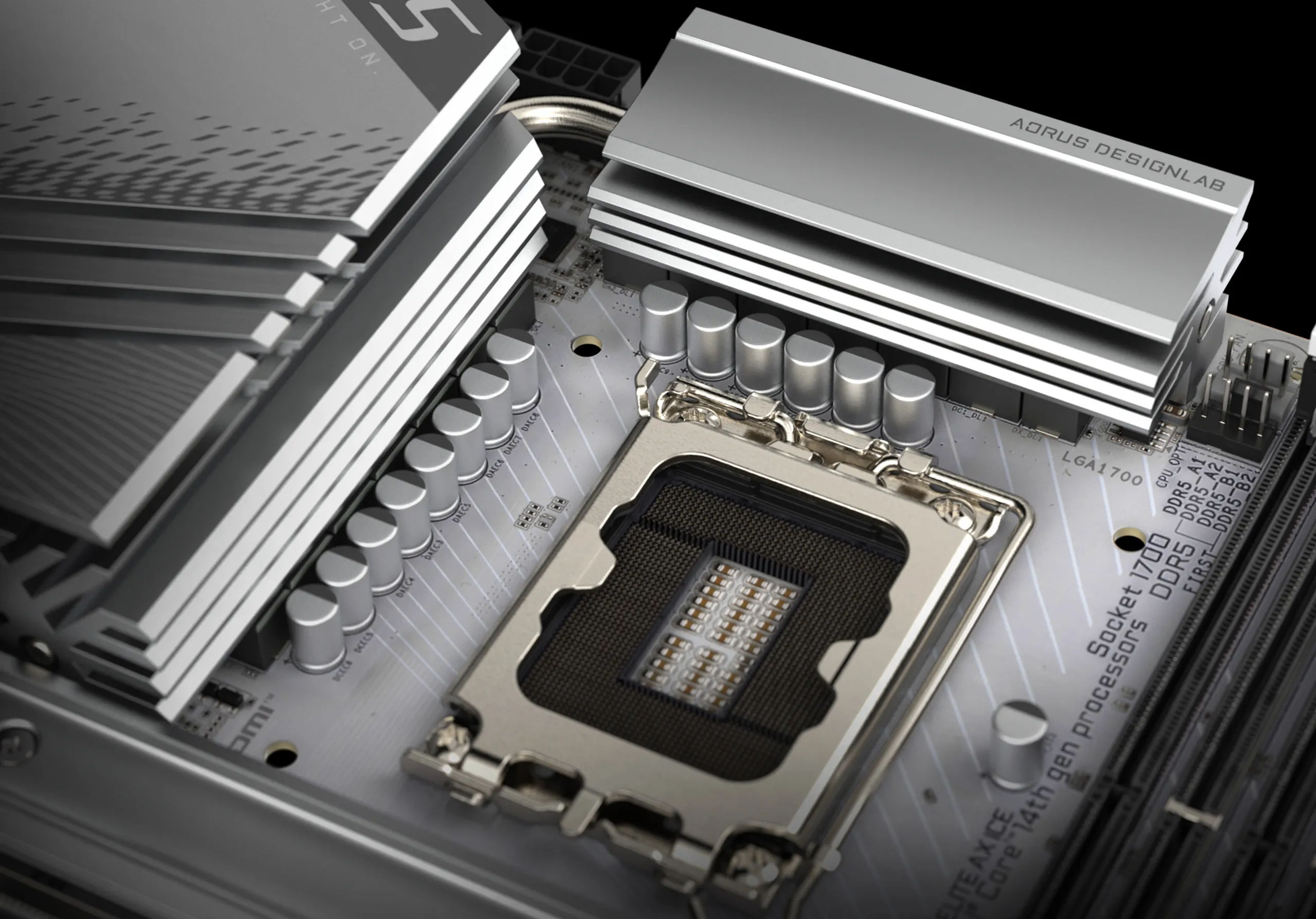 Gigabyte Z790M Aorus Elite AX ICE DDR5 Motherboard Supports Intel 12th, 13th & 14th Gen Processors overview 6