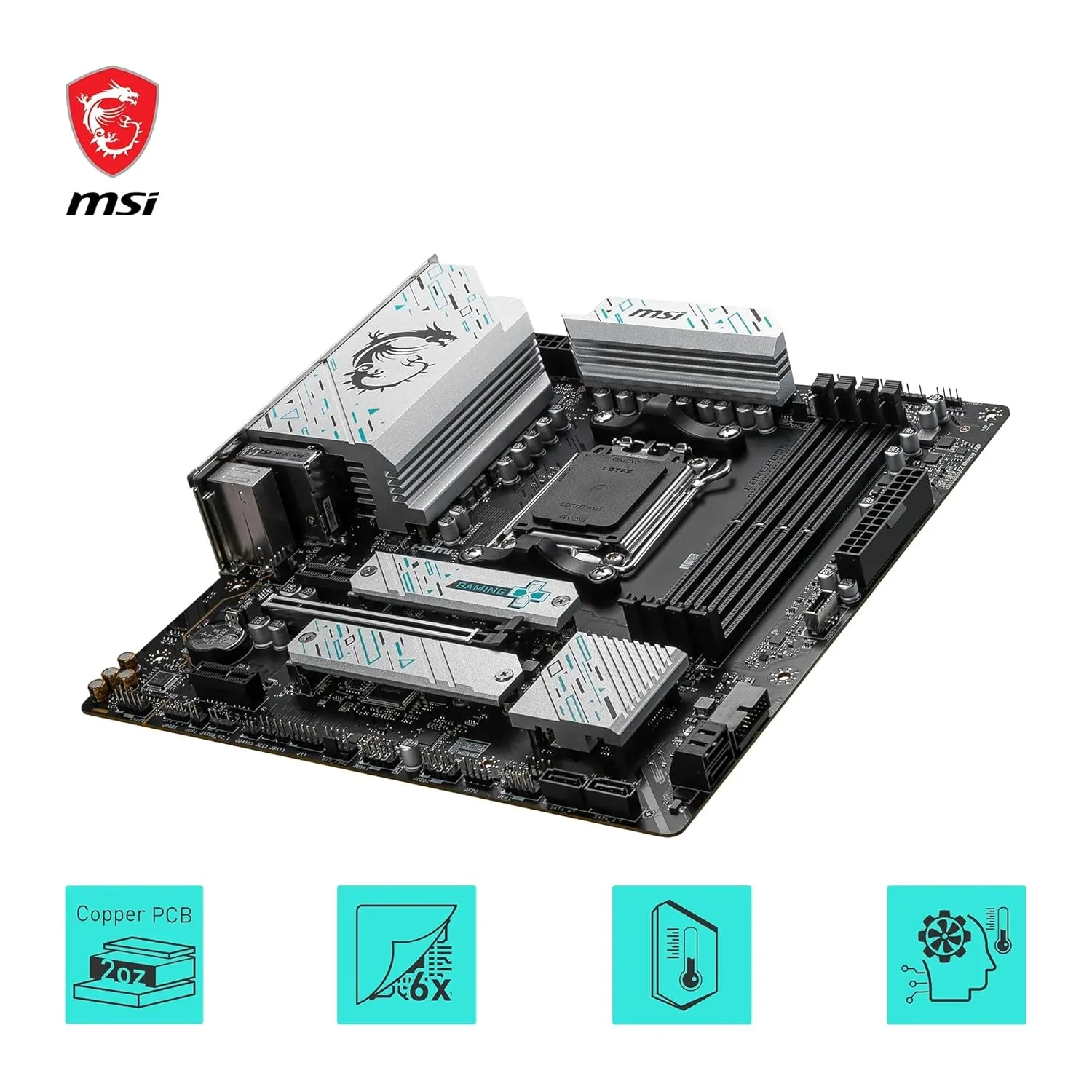 MSI B650M Gaming Plus WiFi Motherboard overview 6