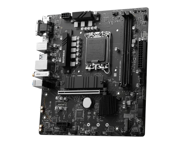 MSI B760M Bomber WIFI DDR4 Motherboard Supports Intel 12th , 13th & 14th Gen Processors overview 1