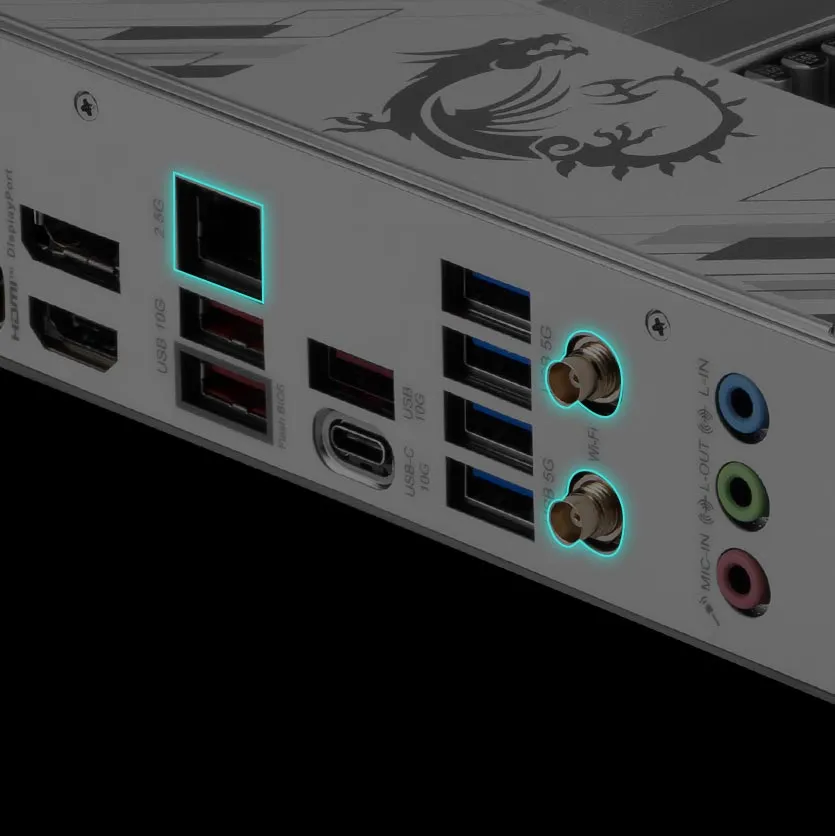 MSI B850 GAMING PLUS WIFI6E AM5 ATX Motherboard overview 12