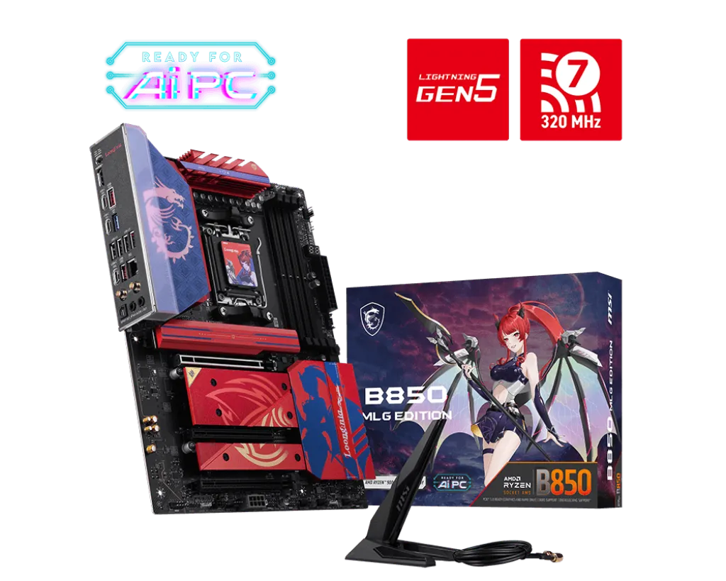 MSI B850 MLG EDITION overview 1