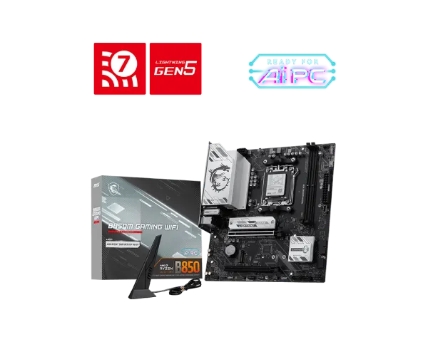 MSI B850M GAMING WIFI AMD Motherboard overview 1
