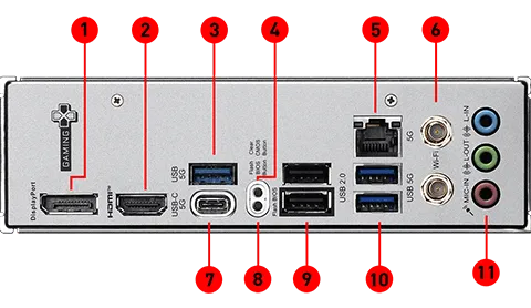 MSI B850M GAMING WIFI AMD Motherboard overview 2