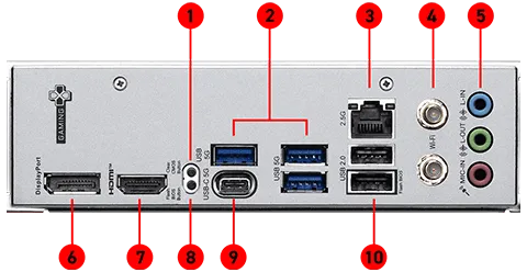 MSI B850M GAMING WIFI6E AMD Motherboard overview 1