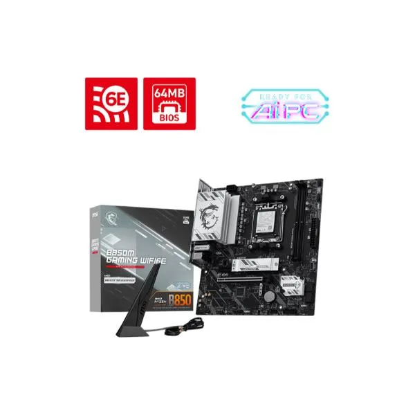 MSI B850M GAMING WIFI6E AMD Motherboard