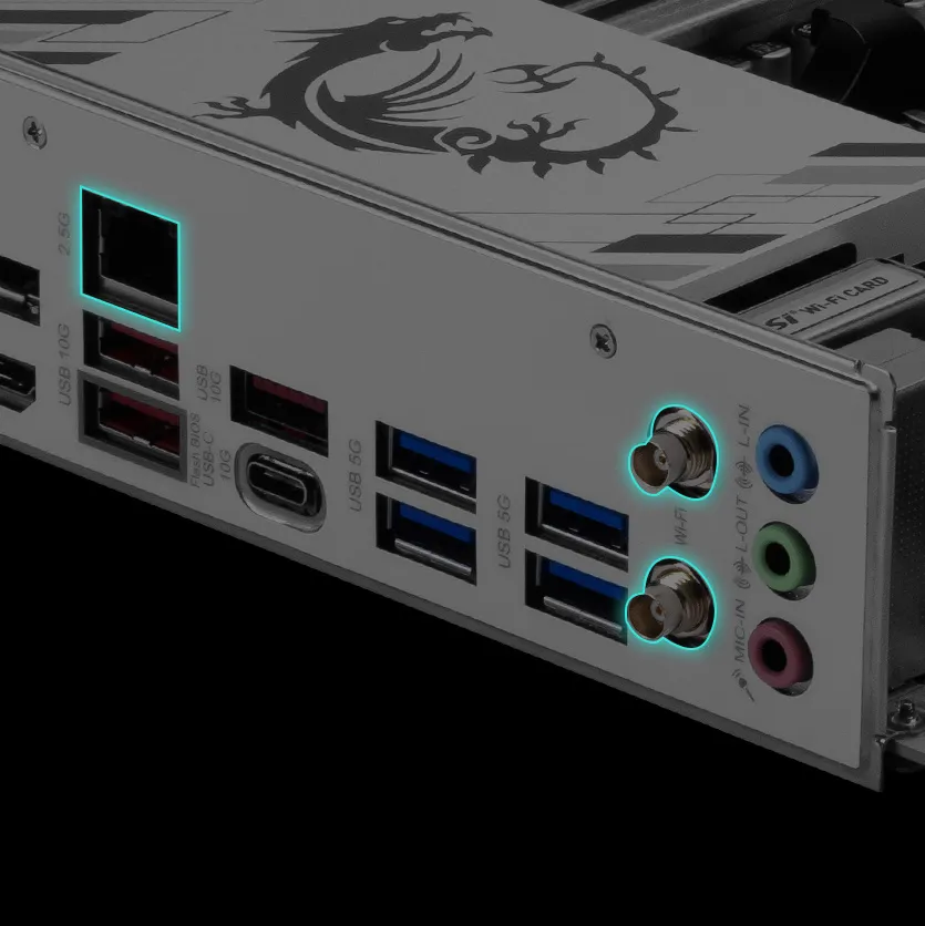 MSI B850M Gaming Plus WiFi6E AM5 Micro ATX Motherboard overview 6