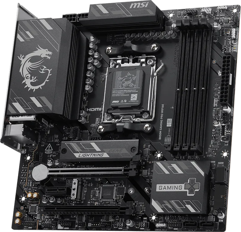 MSI B850M Gaming Pro WIFI6E M-ATX Motherboard overview 1
