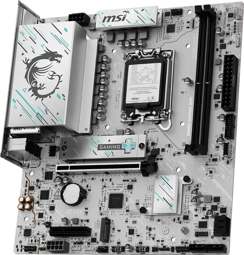 MSI B860M Gaming WIFI7 M-ATX Motherboard overview 1