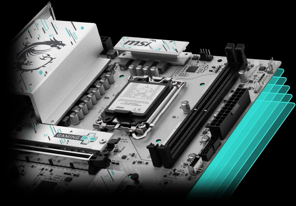 MSI B860M Gaming WIFI7 M-ATX Motherboard overview 2