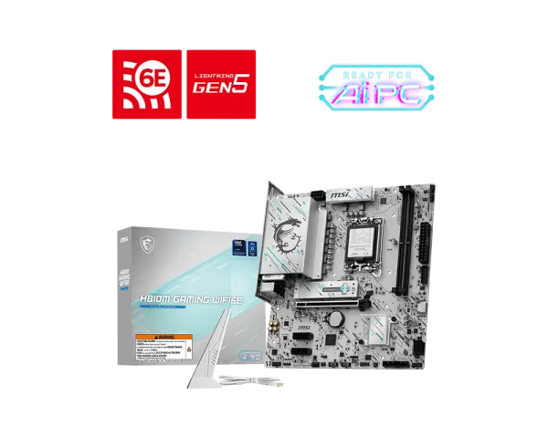 MSI H810M GAMING WIFI6E Intel Motherboard overview 1