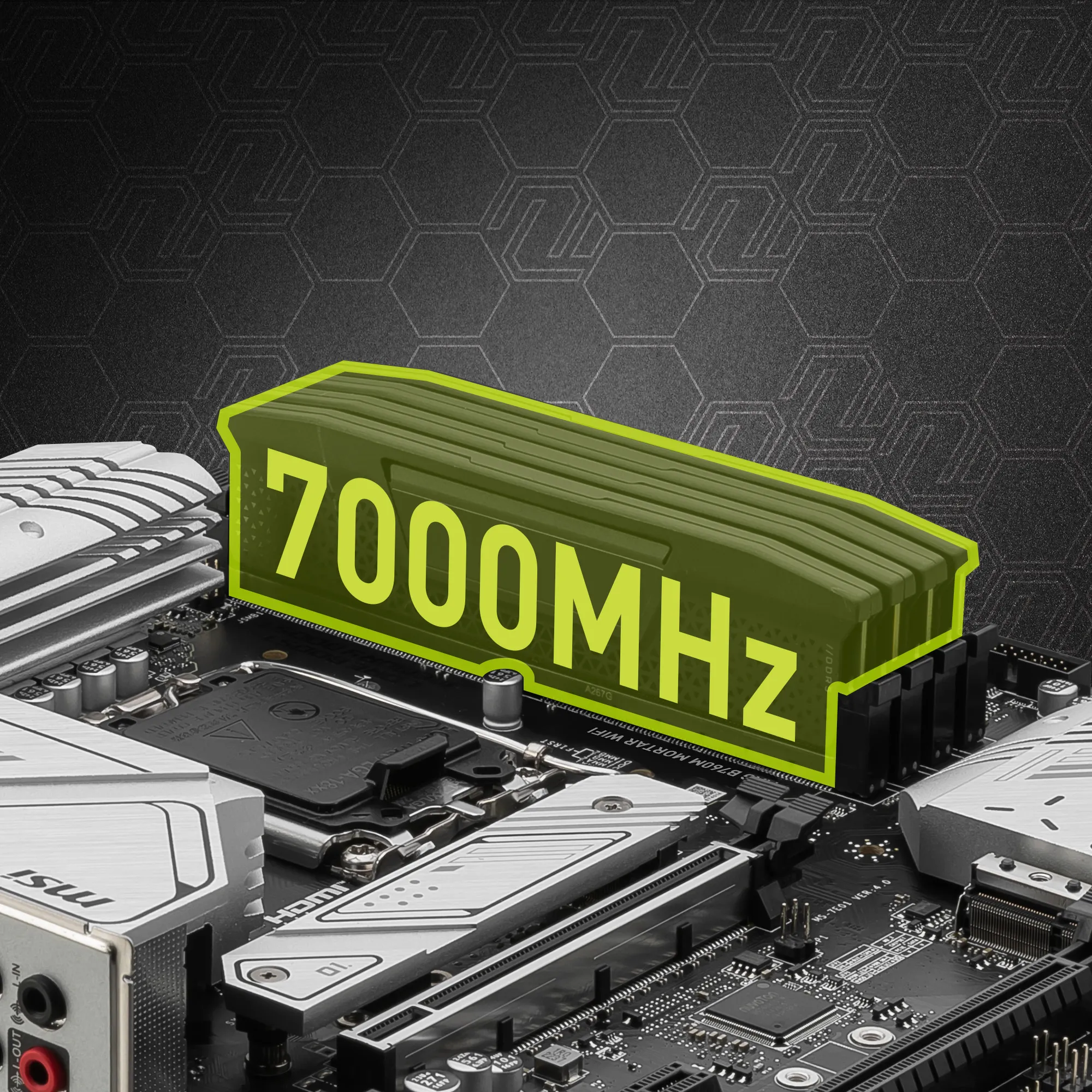 MSI MAG B760M Mortar WIFI Intel Motherboard Supports Intel 12th , 13th & 14th Gen Processors overview 5