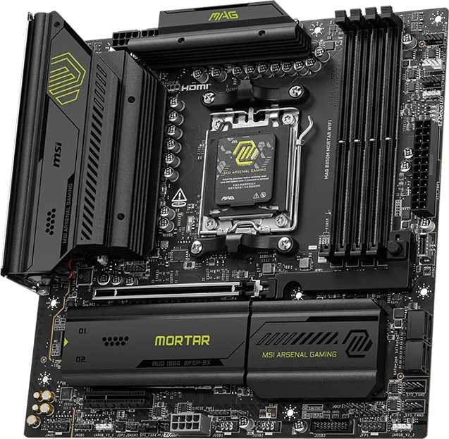 MSI MAG B850M MORTAR Wi-Fi Motherboard overview 1