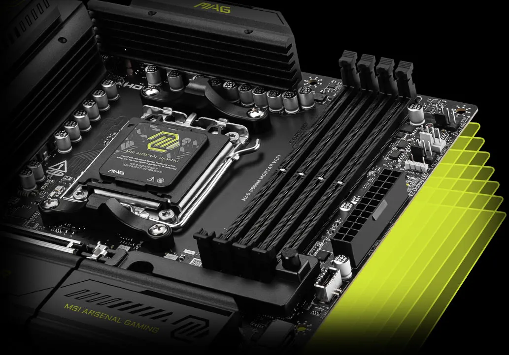 MSI MAG B850M MORTAR Wi-Fi Motherboard overview 7