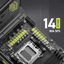 MSI MAG X870 Tomahawk WIFI DDR5 AM5 ATX Gaming Motherboard overview 5