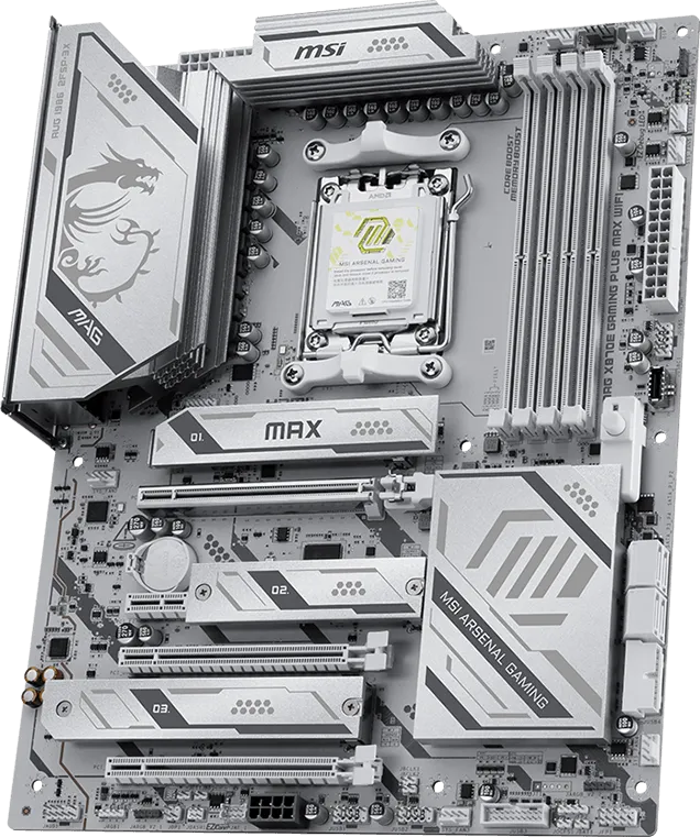 MSI MAG X870E GAMING PLUS MAX WIFI ATX Motherboard overview 1